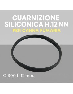 Guarnizione Siliconica H.12 mm Canna Fumaria Mono Parete Isolamento Perfetto 2
