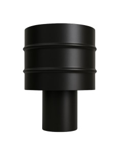 Fumaiolo 4 Venti Acciaio Al Carbonio Verniciato Spessore 1,2 Mm Diametro 80 Per Stufa Pellet