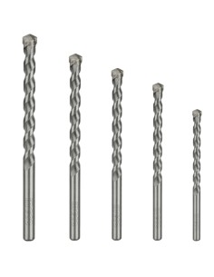 Set 5 Punte Acciaio Trapano Muratura Foratura Precisa Professionale  2
