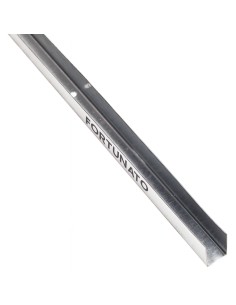 Guida U Standard 2 m Profilo Preforato Sp 0,6 mm Fissaggio Cartongesso 1 Pezzo