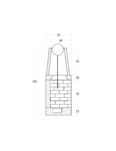 Camino Legna Prefabbricato Refrattario Con Focolare Aperto QR70REF Riscaldamento 2