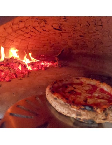 Forno Legna Artigianale Diametro 130 cm Capienza 6/7 pizze Rustico Base Ferro