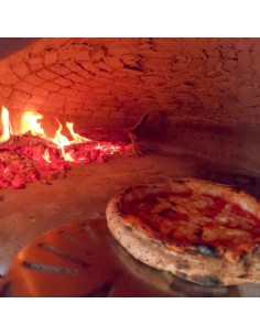 Forno Legna Artigianale Diametro 140 cm Capienza 8/9 pizze Vietri Con Base Ferro 2