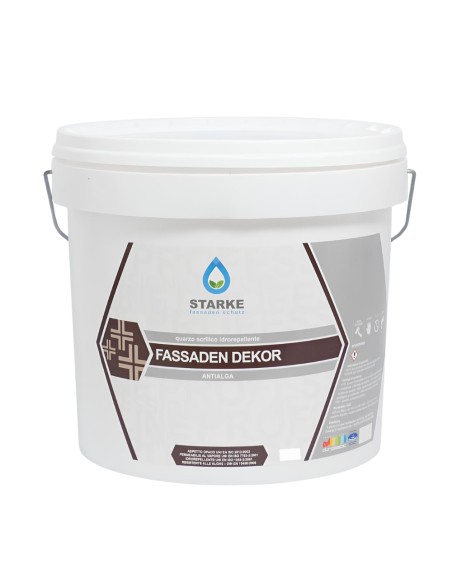 Quarzo Fine Fassaden Dekor Acrilico Coprente Idrorepellente Antialga Antimuffa