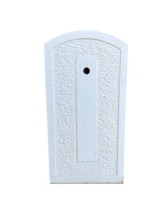Fontana Giardino Calcestruzzo Senza Rubinetto 40x40xH.90 cm Serie Grecale  2