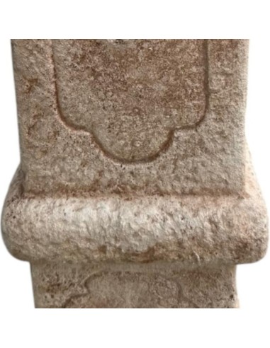 Fontana Calcestruzzo Cemento Senza Rubinetto 63x50xH.109cm Modello Castello  