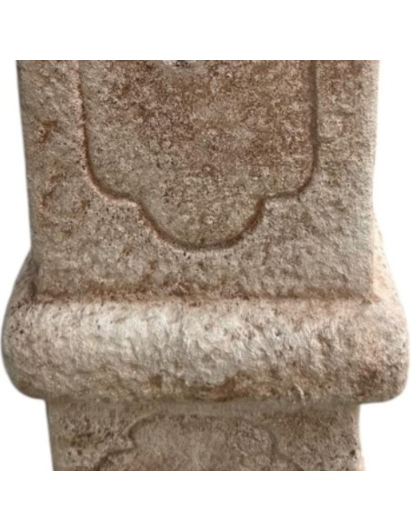 Fontana Calcestruzzo Cemento Senza Rubinetto 63x50xH.109cm Modello Castello  