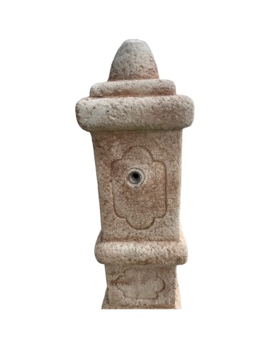 Fontana Calcestruzzo Cemento Senza Rubinetto 63x50xH.109cm Modello Castello  
