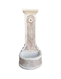 Fontana Calcestruzzo Cemento Senza Rubinetto 47x43xH.113cm Modello Rossella