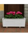 Fioriera Giardino Cemento Effetto Pietra L.100xP.40xH.43 cm Serie Gargano