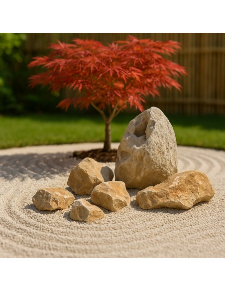 Rocce Ornamentali Sfuse 100/200 MM Decorazione Vialetti Aiuole Esterni 1KG