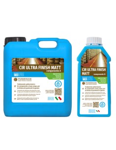  Finitura Bicomponente Effetto Satinato Pavimenti Ultra Finish Matt da litri 4,15 + 0,85 