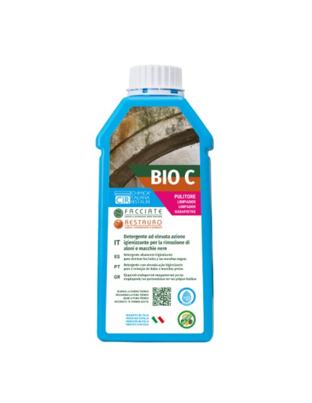 Detergente Azione Igienizzante Pietre Intonaci Macchie Aloni BIO C 1 litro