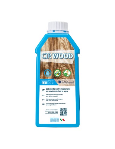 Detergente Pulire Esaltare Rigenerare Pavimento Superfici Legno Cirwood 1 litro