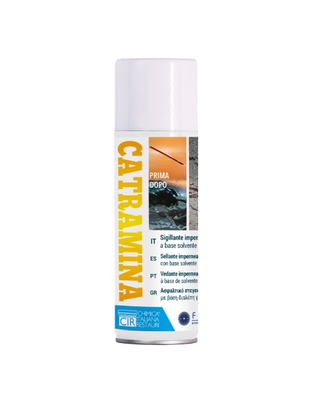 Sigillante Impermeabilizzante Bituminoso Fori Crepe Catramina Spray 400 ml 