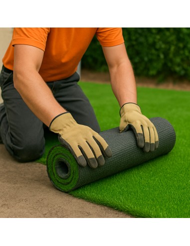 Rotolo Prato Sintetico Oxford Larghezza 1 m Lunghezza 10 m Fili 45 mm Sempre Verde