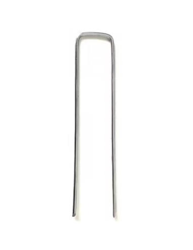 Picchetti Fermaprato Forma U 15 x 3 Cm Ancoraggio Prato Artificiale 20 Pezzi  