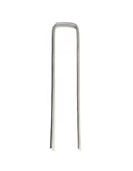 Picchetti Fermaprato Forma U 15 x 3 Cm Ancoraggio Prato Artificiale 20 Pezzi  
