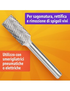 Fresa Rotativa Cilindrica Carburo Tungsteno Sagomatura   2