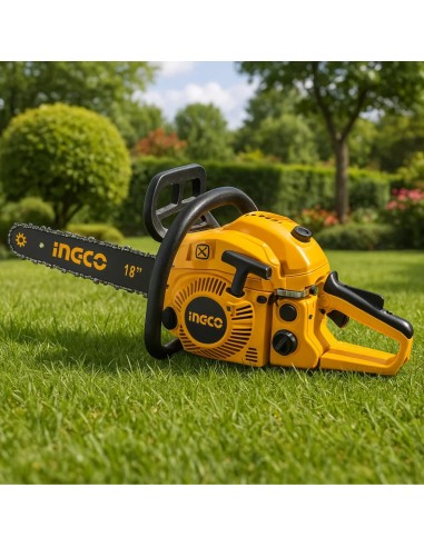 Motosega A Scoppio 46 cc Lunghezza Lama 45cm 18 Pollici Lavori Giardinaggio 