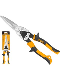 Cesoia Lattoniere Dritta Professionale 300 mm Taglio Plastica Gomma Ottone 0,5mm 2