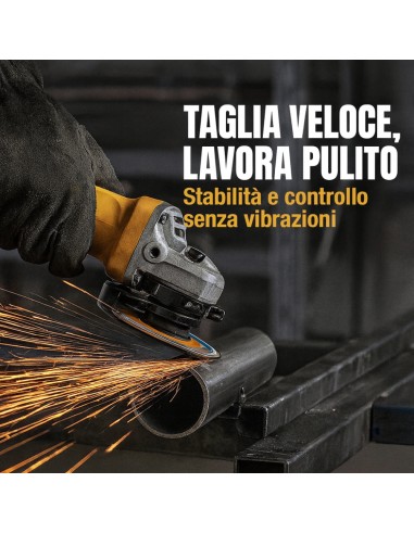Disco Taglio Abrasivo Professionale Lavorazioni Metallo Acciaio Inox 115x1,2 mm