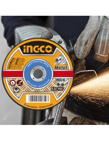 Disco Taglio Abrasivo Professionale Lavorazioni Metallo Acciaio Inox 115x1,2 mm
