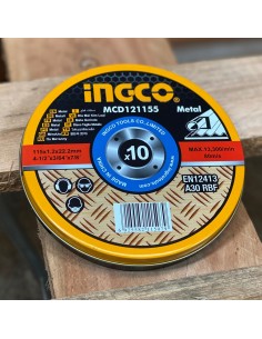 Disco Taglio Professionale Lavorazioni Metallo Acciaio Inox 115x1,2 mm 10 Pezzi 2