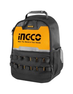 Zainetto portautensili con telaio rigido e tasche interne manutenzione bricolage
