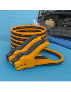 Cavi Batteria Auto Rame 200A Morsetto 15.6x9.1 Cm Lunghezza 2,5 Metri   2