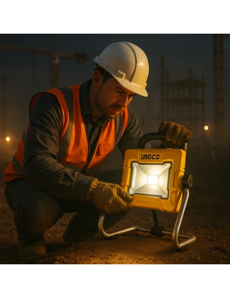 Faretto Led Da Lavoro Portatile A Batteria 20V Nudo 1800 Lumen  
