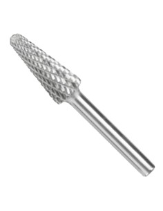 Fresa Conica Carburo Tungsteno Testa Raggiata Fori Smussature  