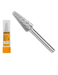Fresa Conica Carburo Tungsteno Testa Raggiata Fori Smussature   2