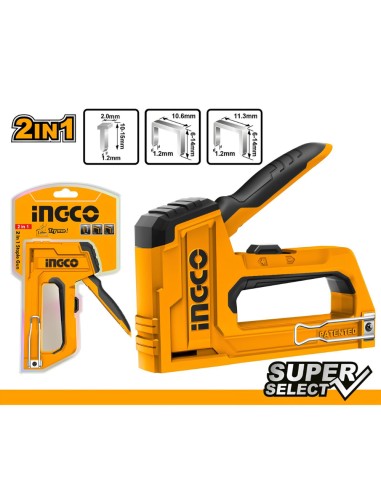 Graffatrice Chiodatrice Professionale 2 In 1 Forza Motrice Regolabile  