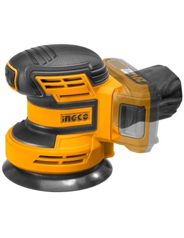 Levigatrice Rotorbitale Batteria Al Litio 20V Nuda 5 Fogli Carta Abrasiva