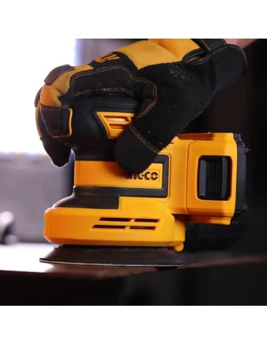 Levigatrice Rotorbitale Batteria Al Litio 20V Nuda 5 Fogli Carta Abrasiva