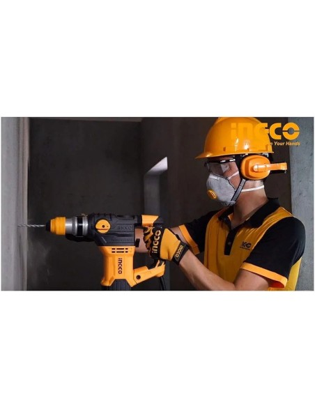 Martello Demolitore da 1500 watt con Valigetta Piastrelle Mattoni Calcestruzzo