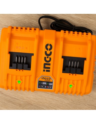 Kit Pack Pro Caricabatterie Doppio Rapido 4Ah + 2 Batterie 20V  5 Ah 2 Ah 