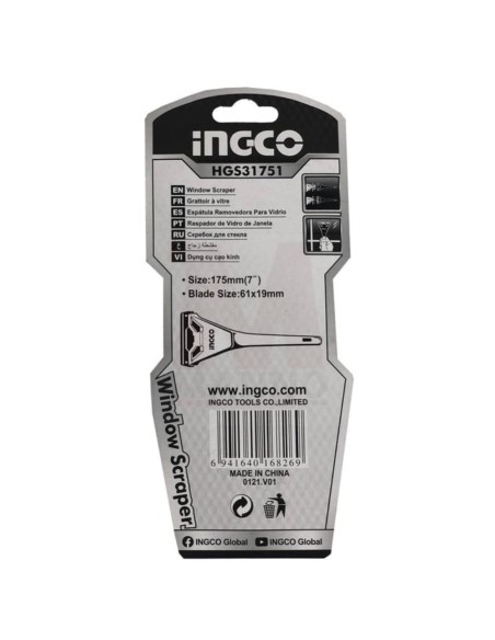 Raschietto Multiuso 175 MM Lama 19 MM Rimozione Vernice Finestre Vetri  