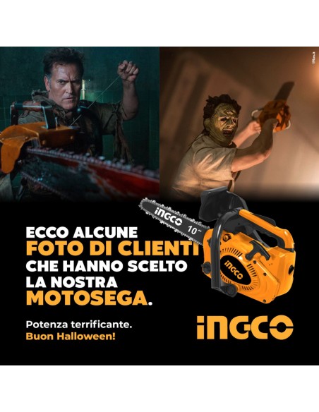Motosega a scoppio da pota carving con lama da 200mm potenza 1HP 