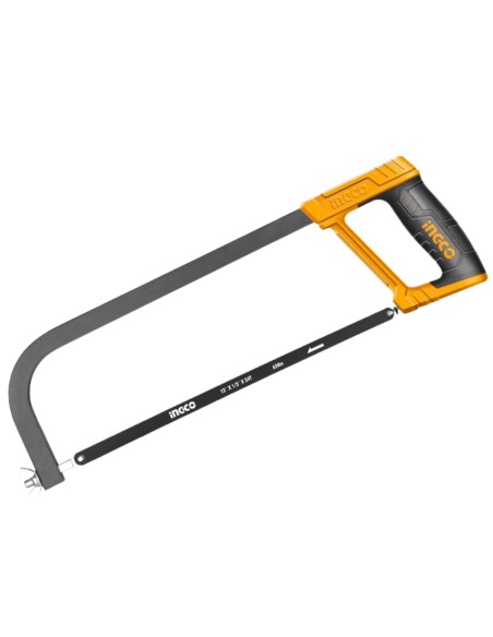 Seghetto Arco 300 mm Regolabile Lama 65 Mn 24 T Impugnatura Morbida Acciaio