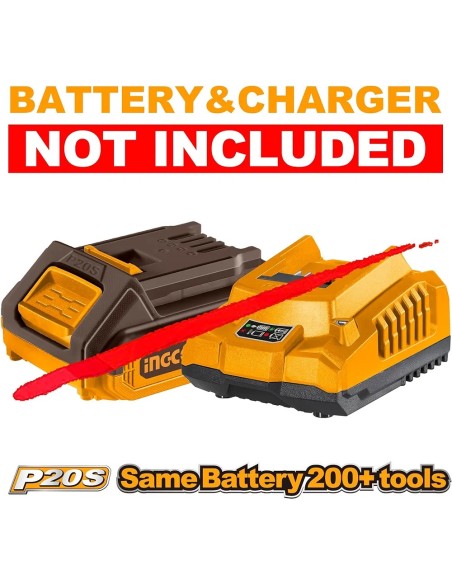 Strumento multifunzione a batteria al litio da 20V con kit accessori incluso