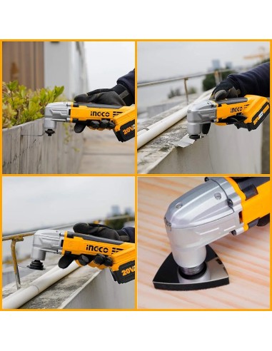 Strumento multifunzione a batteria al litio da 20V con kit accessori incluso