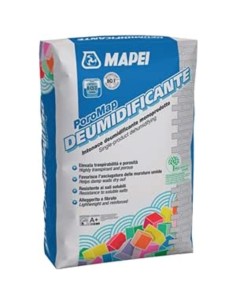 Intonaco monoprodotto Poromap deumidificante da 20 kg 
