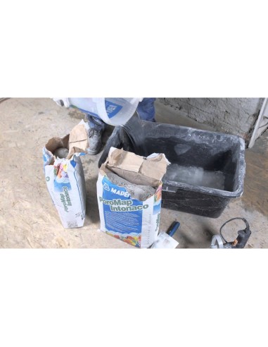 Intonaco monoprodotto Poromap deumidificante da 20 kg 