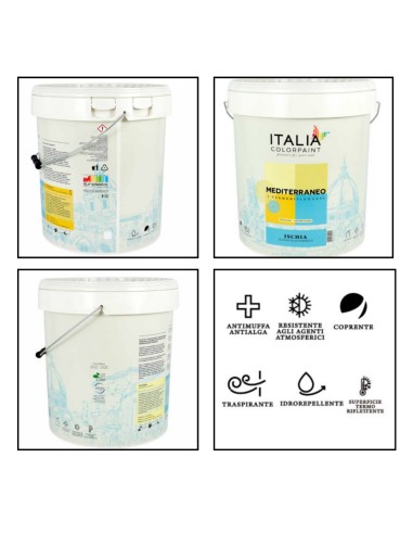 Pittura Quarzo Anticavillature Termoriflettente Ischia Linea Mediterraneo