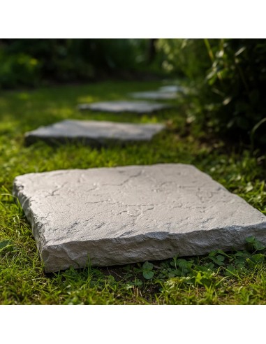 Camminamento Cemento Effetto Pietra 90x60cm Sp.4cm Ambienti Esterni Cortili