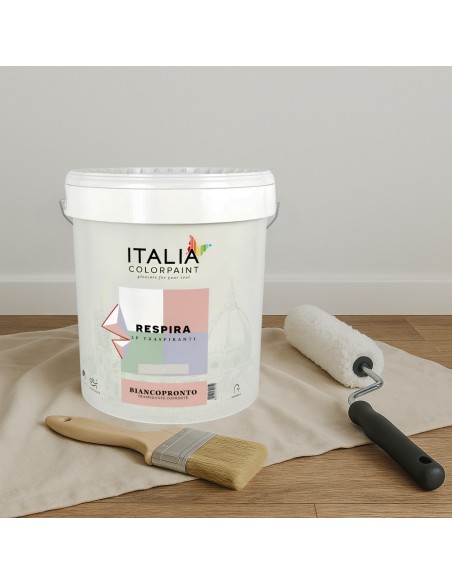 Biancopronto Idropittura Bianca Per Interni Traspirante Coprente Vari Formati