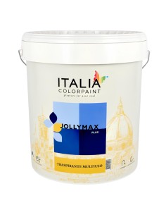 Jollymax Plus Idropittura Murale Bianca Traspirante Multiuso Vari Formati