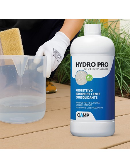 Protettivo Idrorepellente Consolidante Tufo Pietra Leccese Hydro Pro 